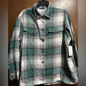 Sonoma plaid shacket